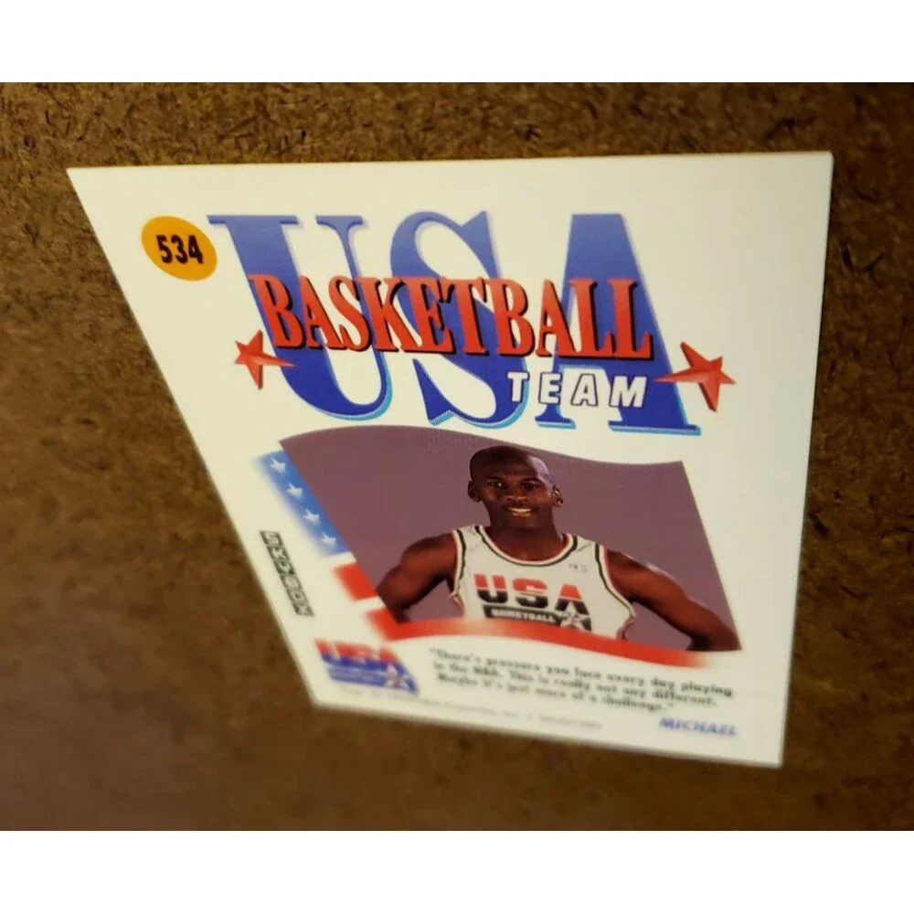 1992 Skybox MICHEAL JORDAN #534 BARCELONA '92 USA Dream Team Olympics Card NM-MT